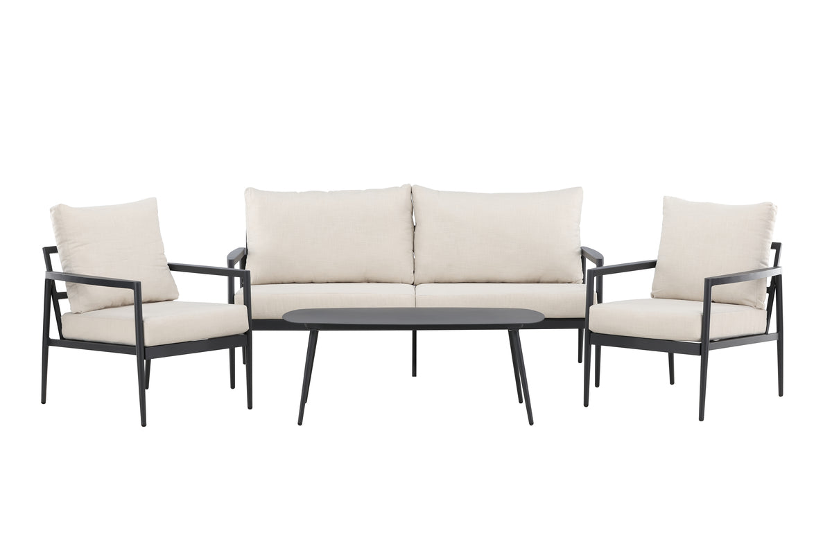 Taromina Lounge Set Svart
