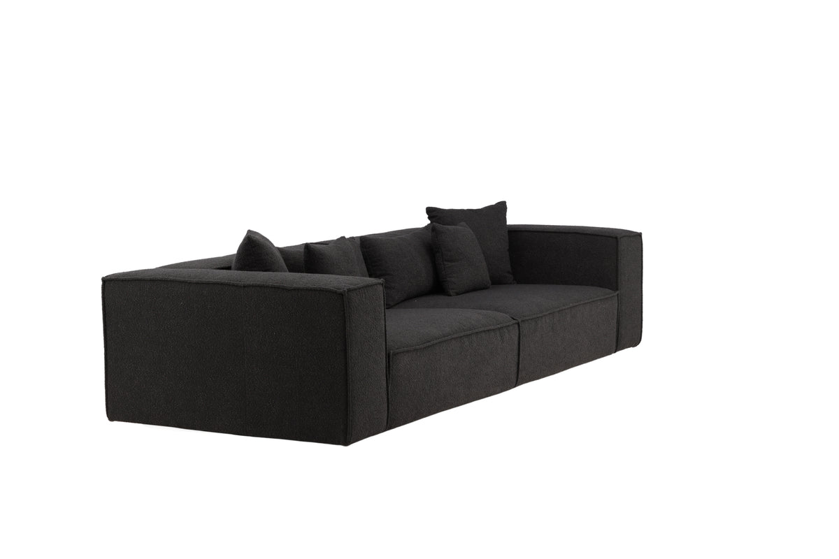 Gillholmen 3-sits soffa Svart