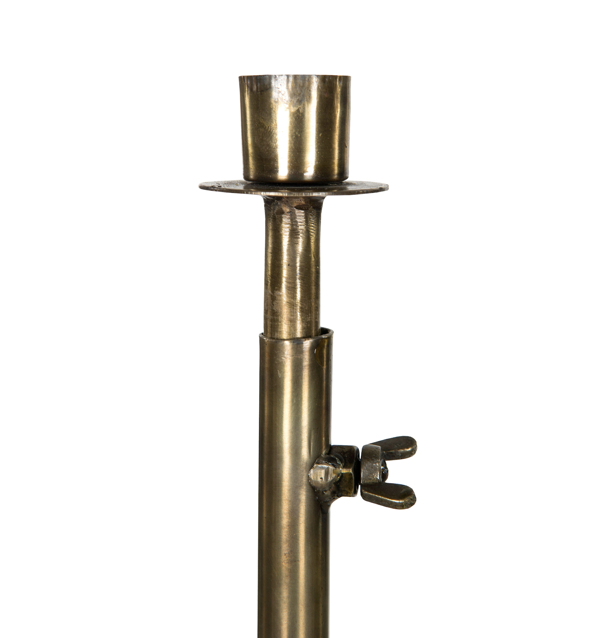 Ljusstake Reglerbar Antik Mässing - 2-pack
