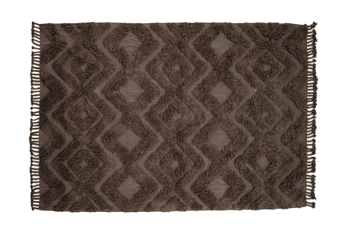 Hilma Rektangulär Matta 350 x 250 Brun