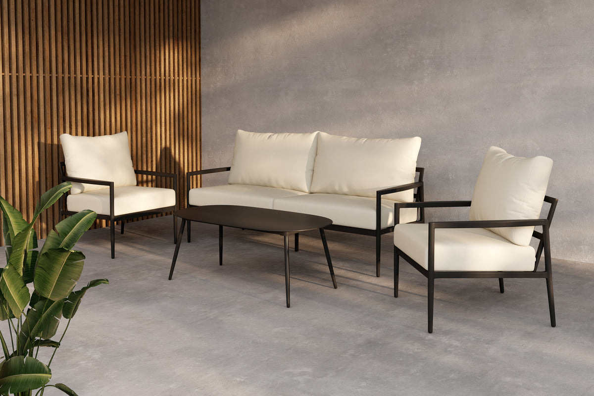 Taromina Lounge Set Svart