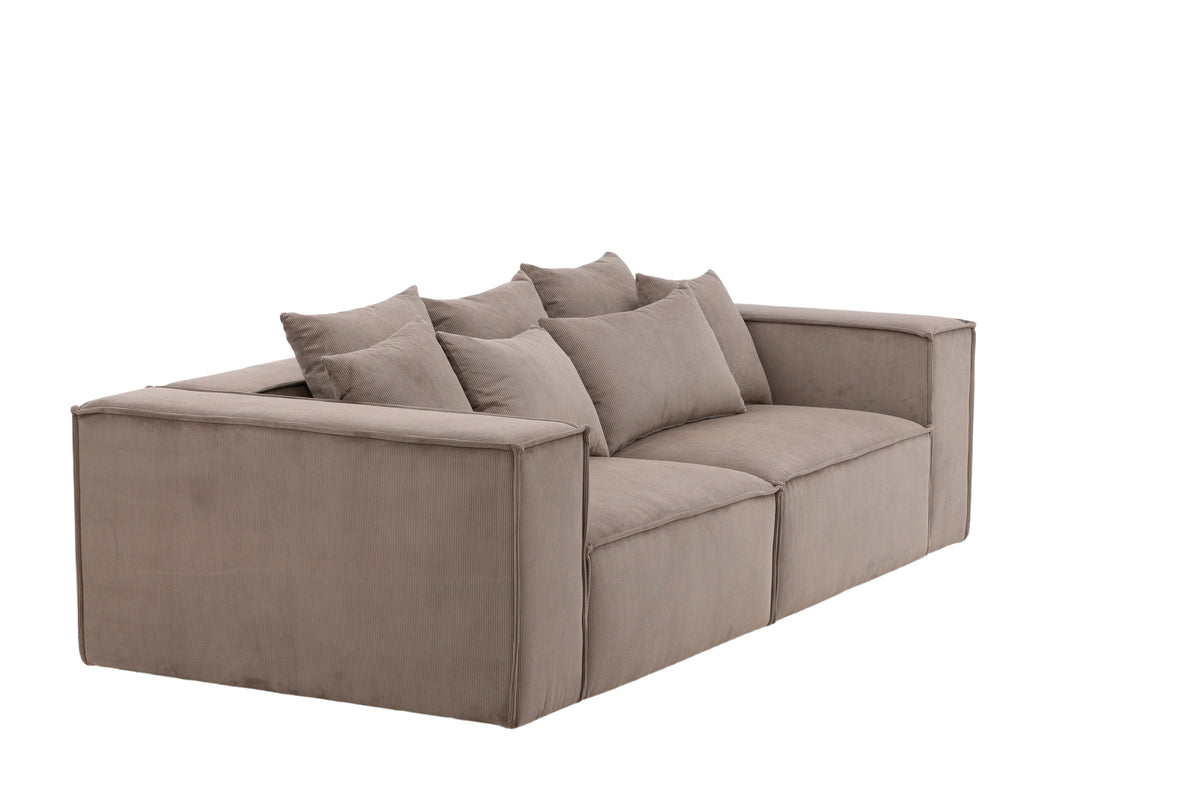 Gillholmen 3-sits soffa Brun