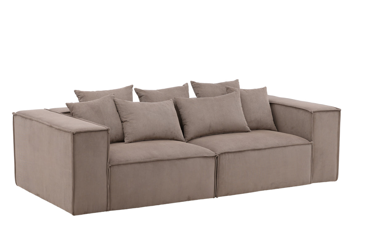 Gillholmen 3-sits soffa Brun