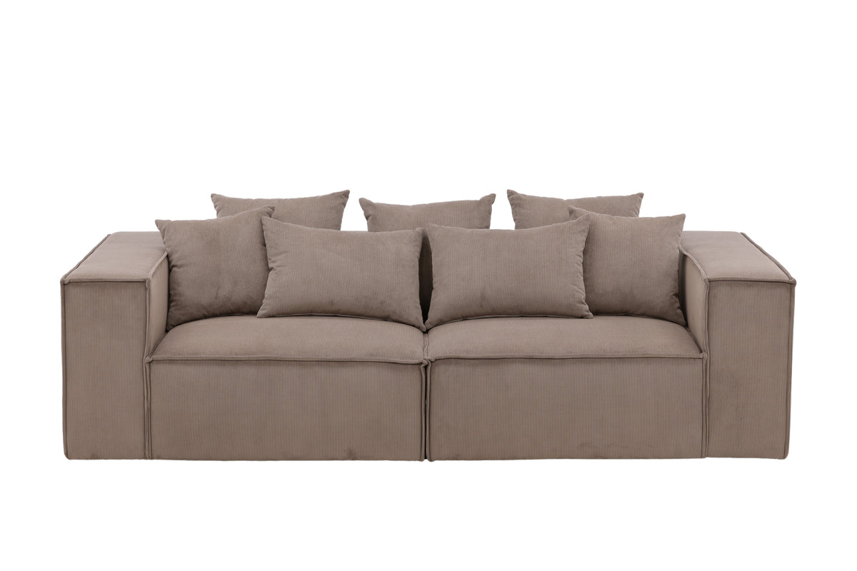 Gillholmen 3-sits soffa Brun