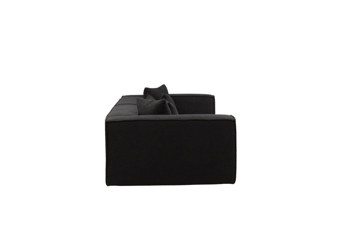 Gillholmen 3-sits soffa Svart
