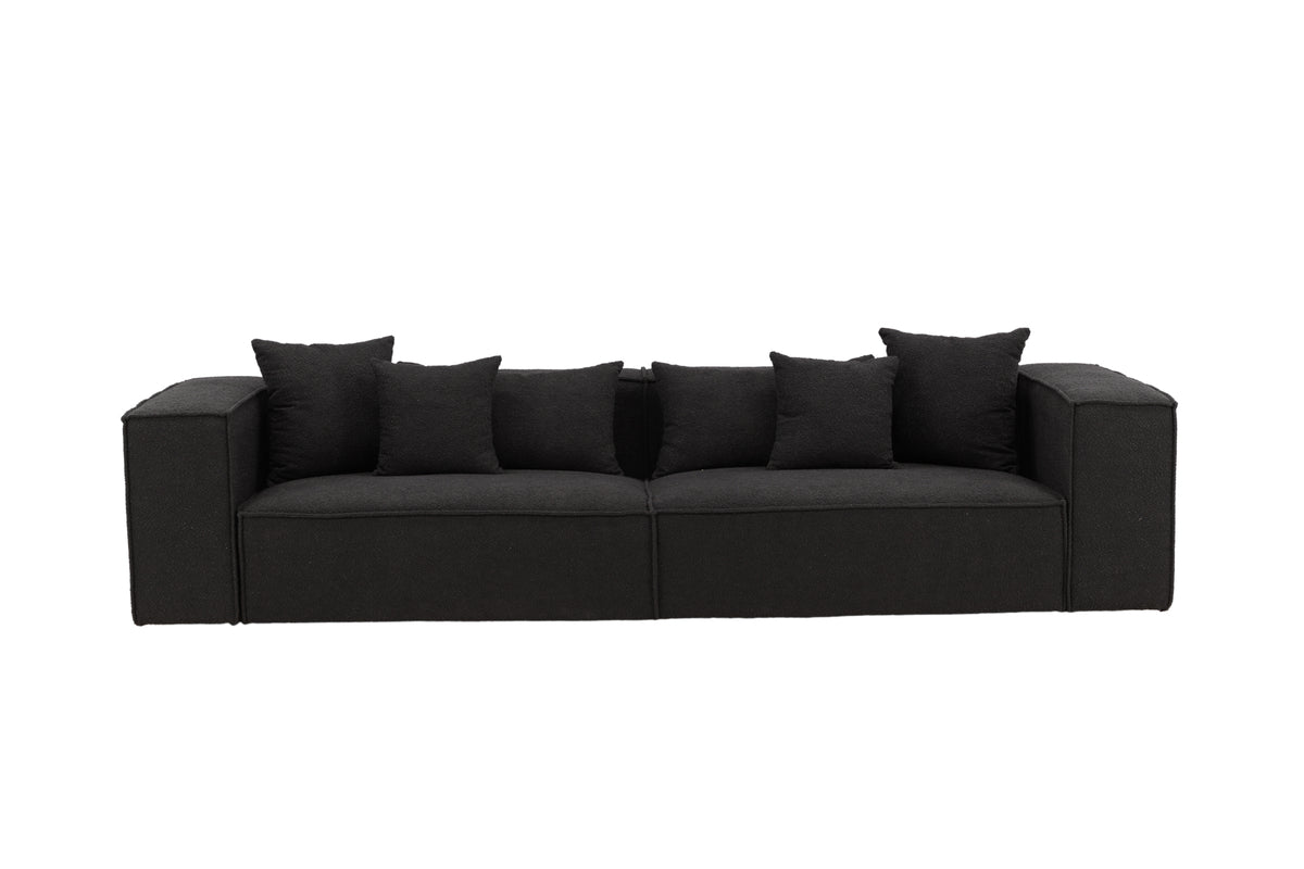 Gillholmen 3-sits soffa Svart