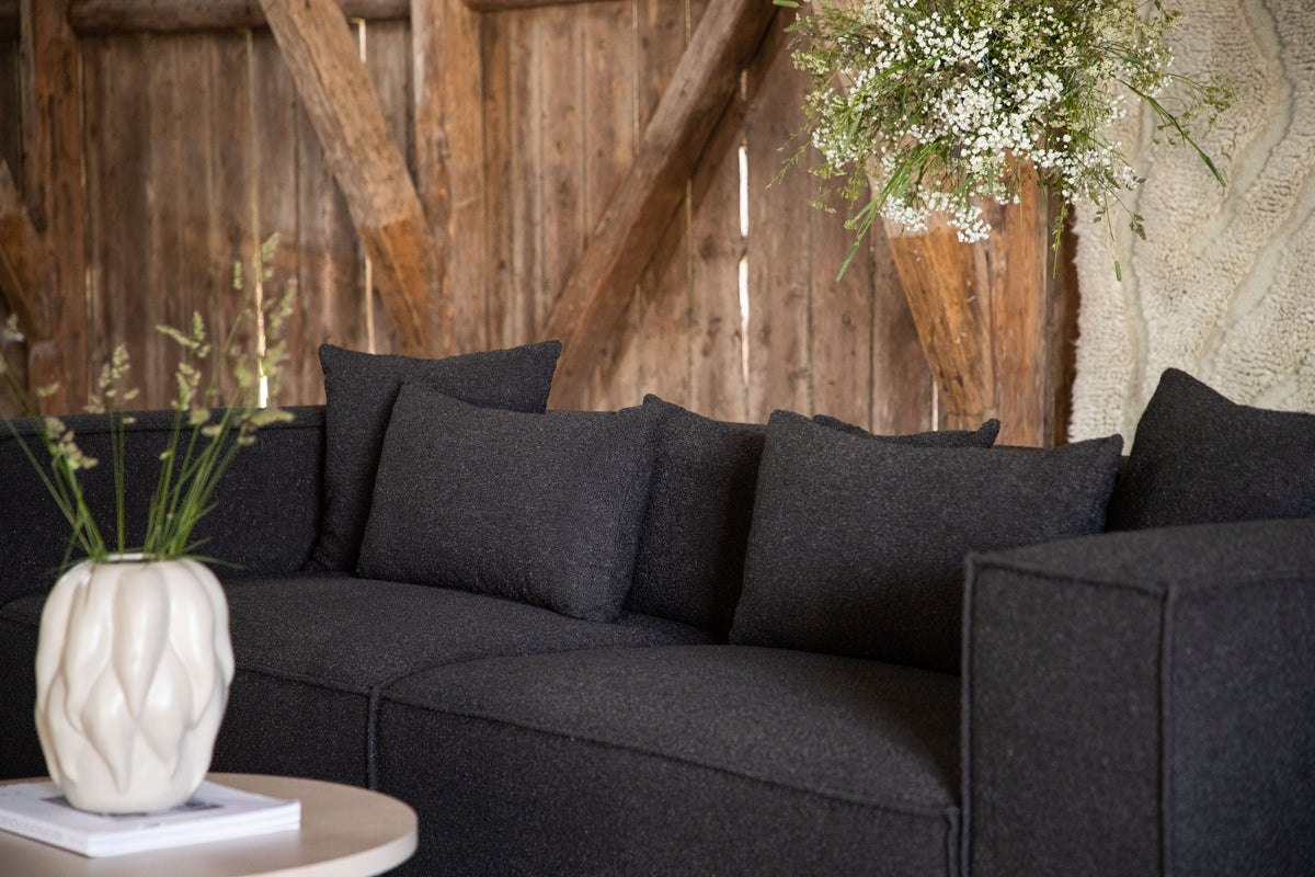 Gillholmen 3-sits soffa Svart