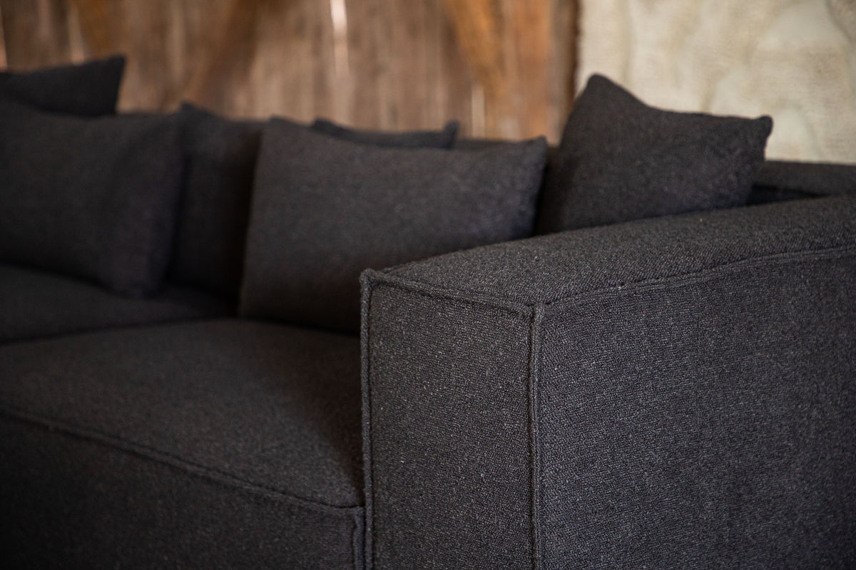 Gillholmen 3-sits soffa Svart